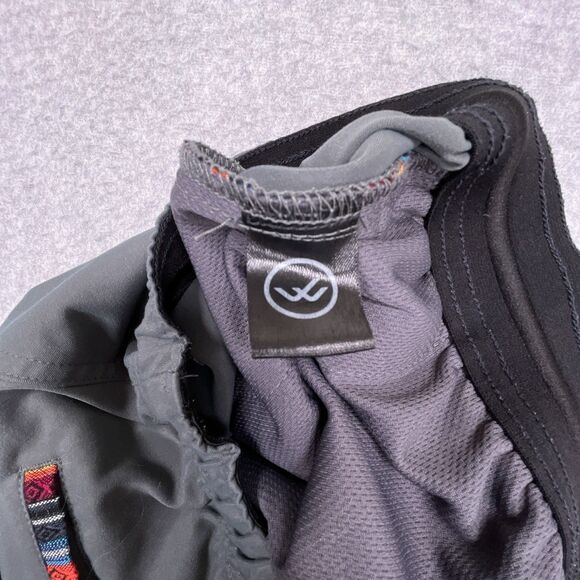 Wowie Sapien Pants Mens Medium Charcoal Pull On Aztec Trim Casual Performance - Picture 11 of 14